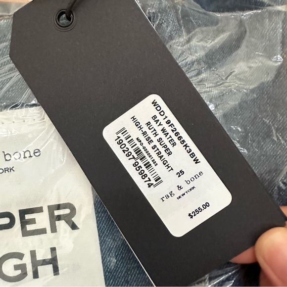 🌻 Rag & Bone “Ruth” Super High Rise Straight Leg Jeans - Picture 6 of 10